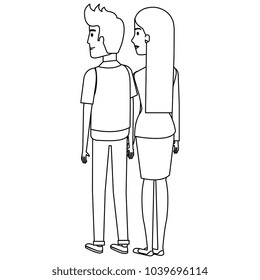 couple lovers avatars characters
