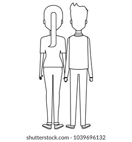 couple lovers avatars characters