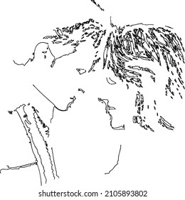 Couple lovers deep eye gazing