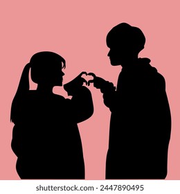 couple lovers vector illustration design