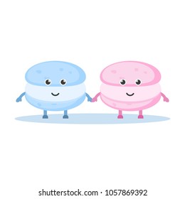 Couple Macaroons Candy