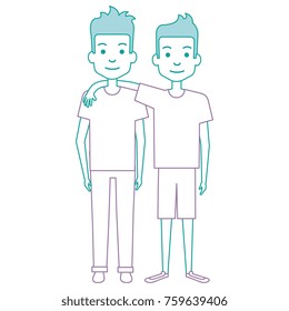 couple of male friends avatars