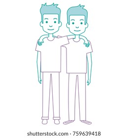 couple of male friends avatars