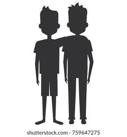 couple of male friends avatars