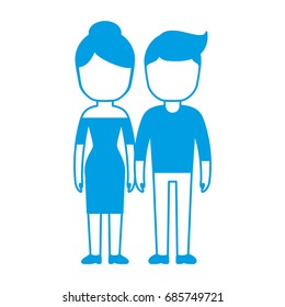 couple of man and woman icon