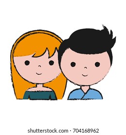 couple of man and woman icon