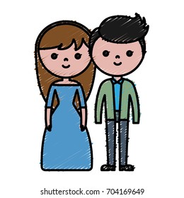 couple of man and woman icon