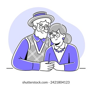 couple of man and woman sitting