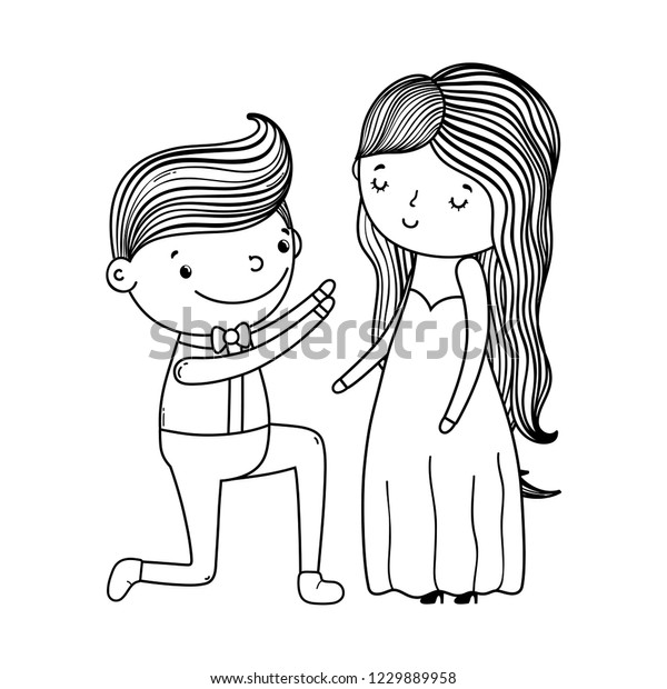 Married Couple Couple Cartoon Images Black And White - Roberto Blog