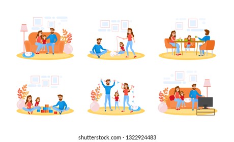 _family_houses_vector Images, Stock Photos & Vectors | Shutterstock