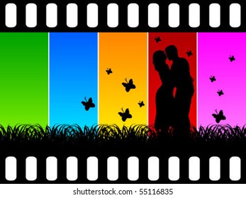 couple on filmstrip