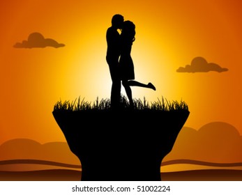 couple on rock