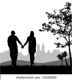 couple at outdoor