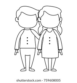 couple of parents avatars characters