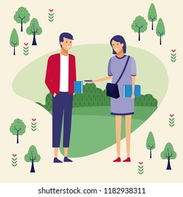 Couple at park