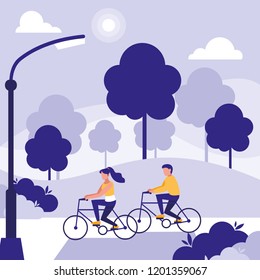 couple in park avatar character