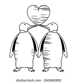 couple of penguins icon