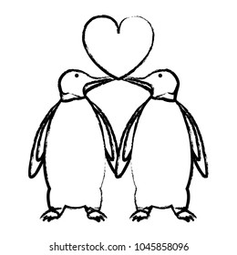 couple of penguins icon