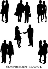 couple people collection vector