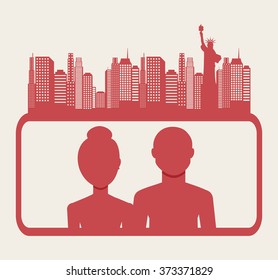 couple people design, vector illustration eps10 graphic 