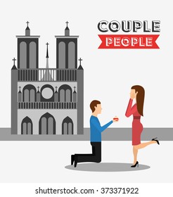 couple people design, vector illustration eps10 graphic 