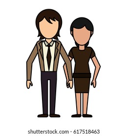 couple people relationship faceless