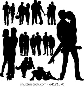 couple people vector