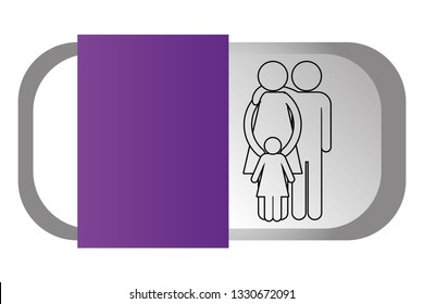 couple pictogram cartoon