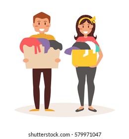 3,174 Laundry couple Images, Stock Photos & Vectors | Shutterstock