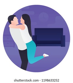 
A couple posturing a romantic style, couple romance 
