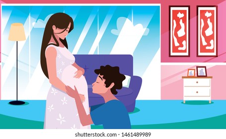 couple pregnancy and maternity design