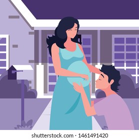 couple pregnancy and maternity design