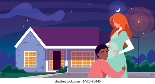 couple pregnancy and maternity design