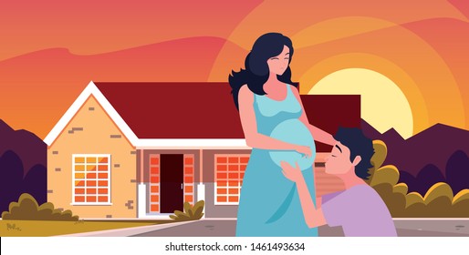 couple pregnancy and maternity design