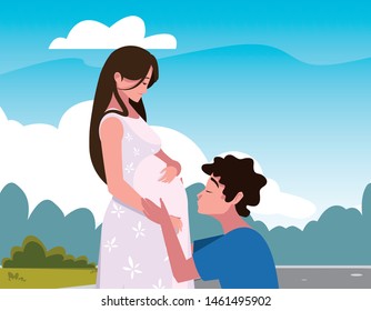 couple pregnancy and maternity design