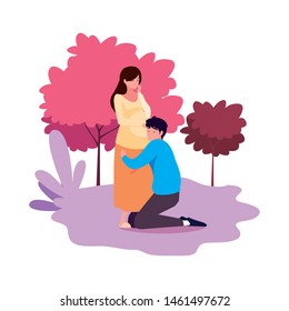 couple pregnancy and maternity design