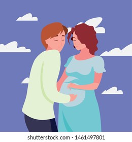 couple pregnancy and maternity design