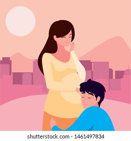 couple pregnancy and maternity design