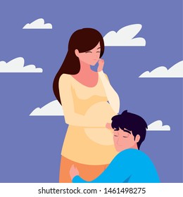 couple pregnancy and maternity design