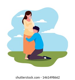 couple pregnancy and maternity design