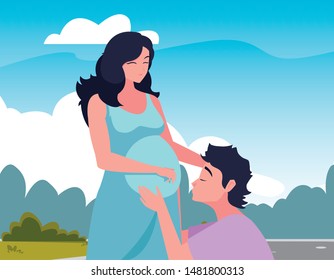 couple pregnancy and maternity design