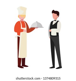 un par de personajes profesionales