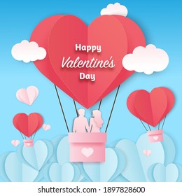 Love Invitation Card Valentines Day Young Stock Vector (Royalty Free ...