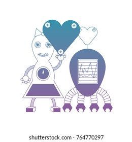 couple of robots icon