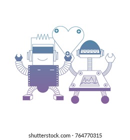 couple of robots icon