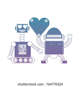 couple of robots icon