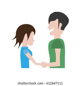 couple romantic hands holding image