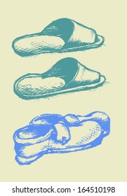 couple shoe and sandal 