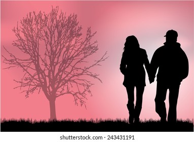 Couple Silhouettes