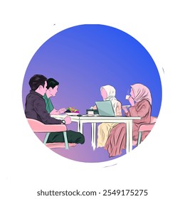 casal sentado em um café bebendo café